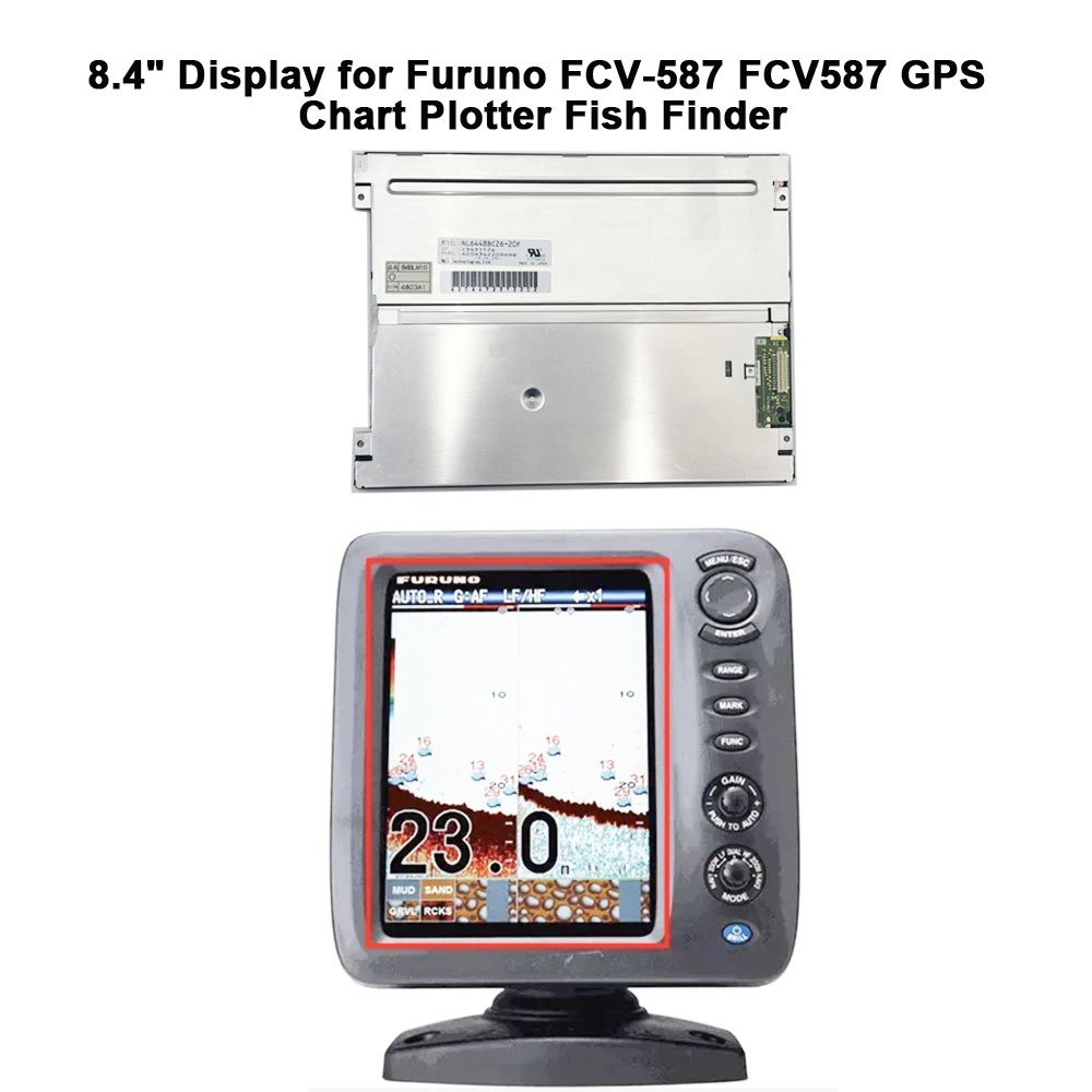 Fish Finder Gps - 魚群探知機GPSチャートプロッター、Furuno FCV-587 FCV-587、8.4 