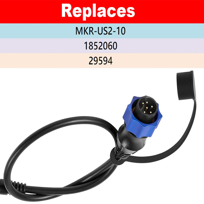 Fish Finder Cable - 1852060 、29594、MKR-US2-10 ソナー 2 アダプター ケーブルは、Minn
