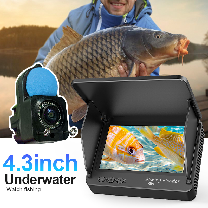 Fish Finder Portable - 水中釣りカメラ 1080P HD 魚群探知機 赤外線ライト付き ポータブル
