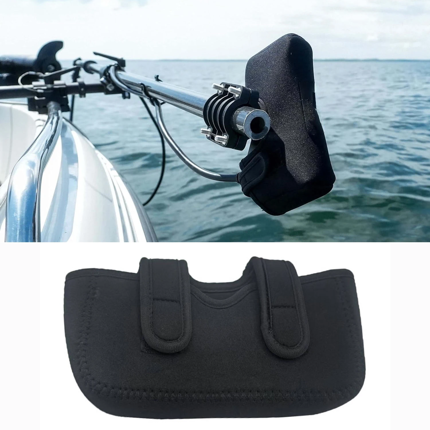 Fish Finder Transducer - Garmin Livescope Plus LVS34 用トラベルトランスデューサーカバー、防水、衝撃吸収プロテクター、ボート/魚群探知機ソナー用