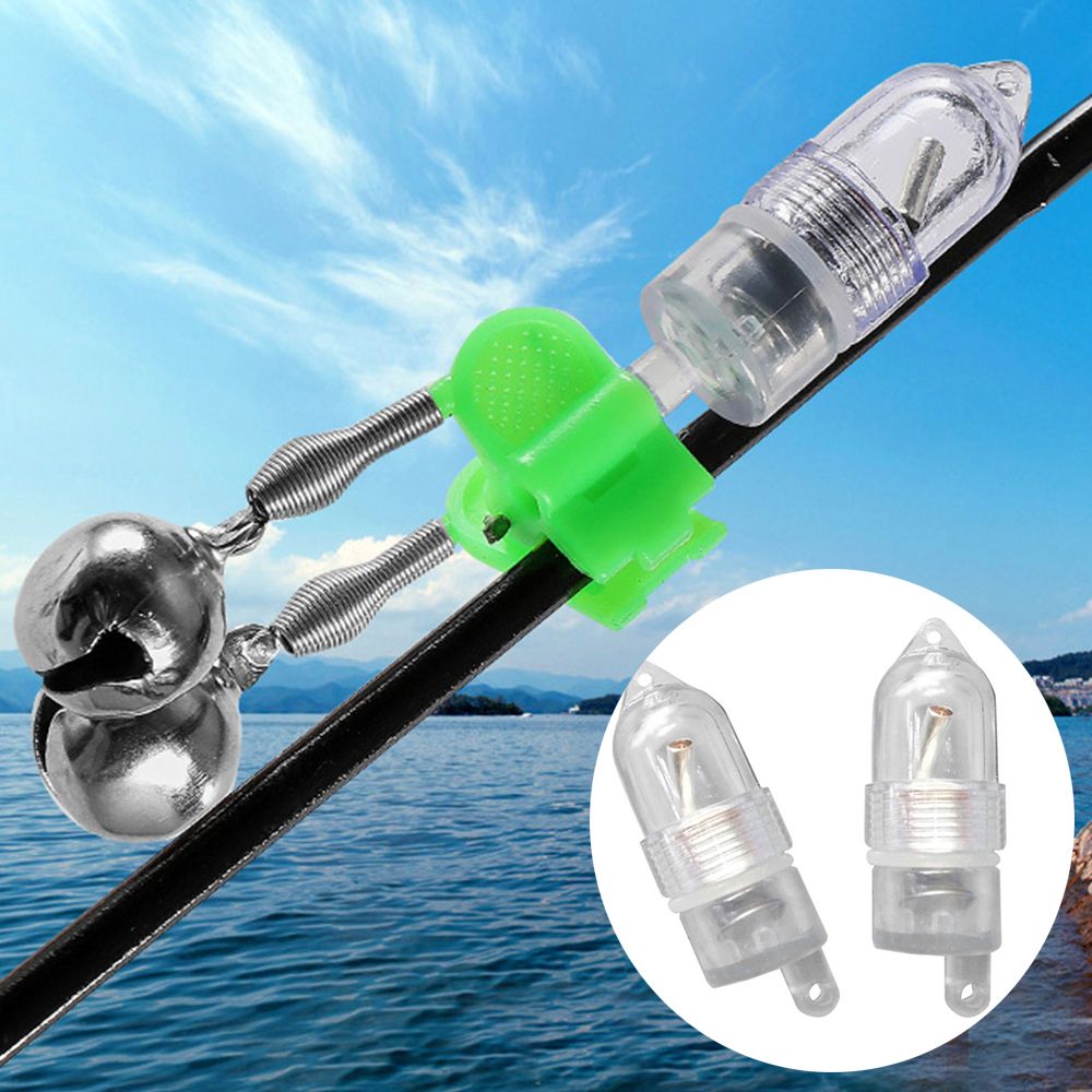 Fish Alarm - 耐久性のある釣りアラートベル,LEDライト,ロッド,バイトサウンド,高品質