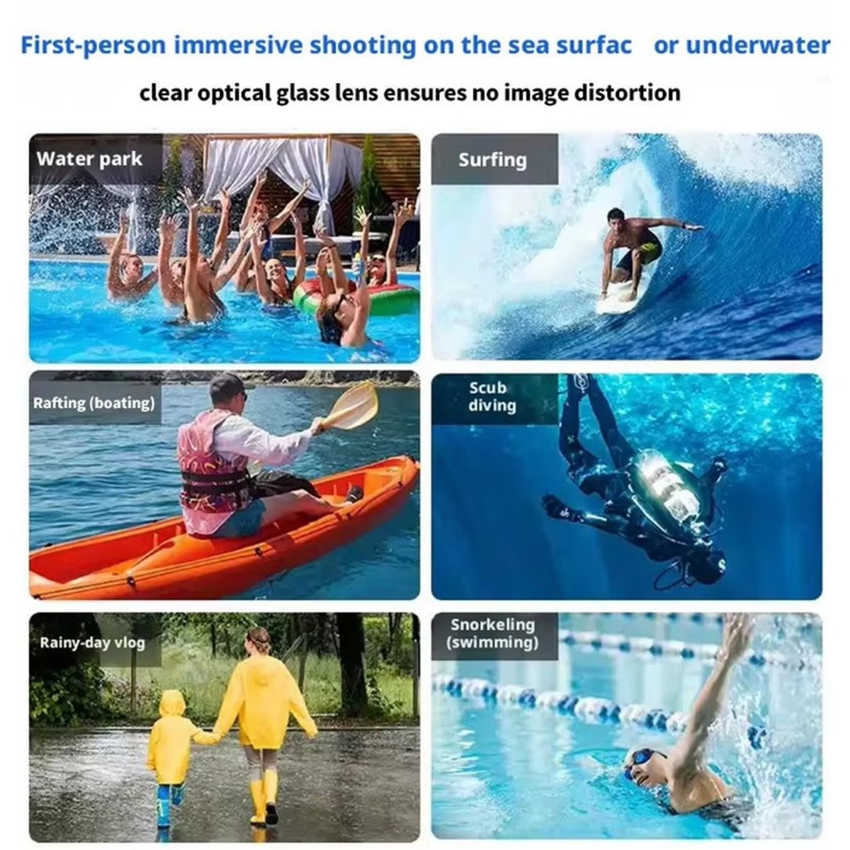 Underwater Camera - N05R 防水ダイビングハウジングケースポケット 4 用 60 メートル水中ダイビング保護シェルケースアクションカメラアクセサリー