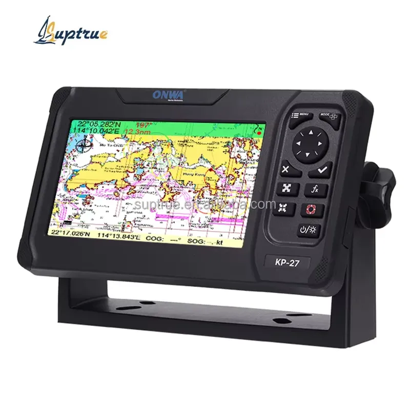 Fishing Gps - ONWA KP-27 7インチマリンGPSチャートプロッターNMEA2000ボートナビゲーションシステム魚群探知機（ヨット、釣り、帆船用電子機器）