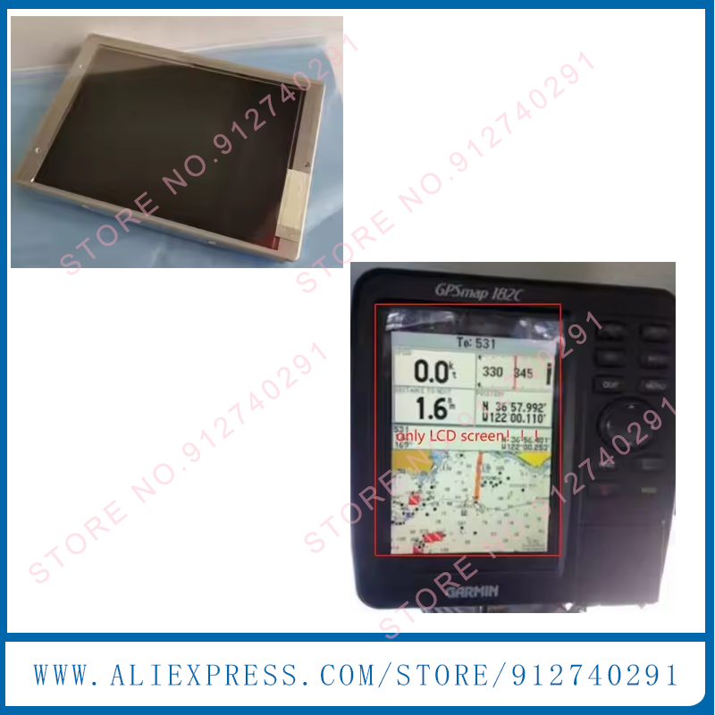 Fish Finder Gps - オリジナル 5 インチ液晶ディスプレイ画面ガーミン GPSMAP 182C マリンチャートプロッター魚群探知機