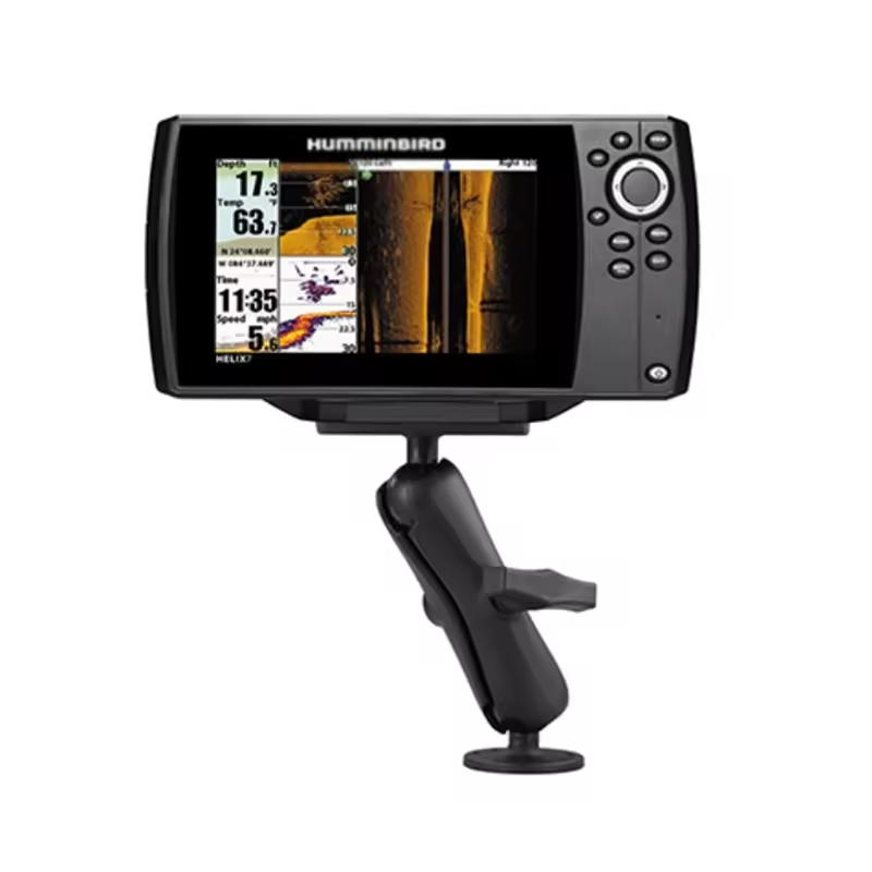 Fish Finder Mount - ユニバーサルマリン電子魚群探知機マウント 1.5インチボールヘッド ハミンバード魚群探知機カヤックマウント ラムマウント用