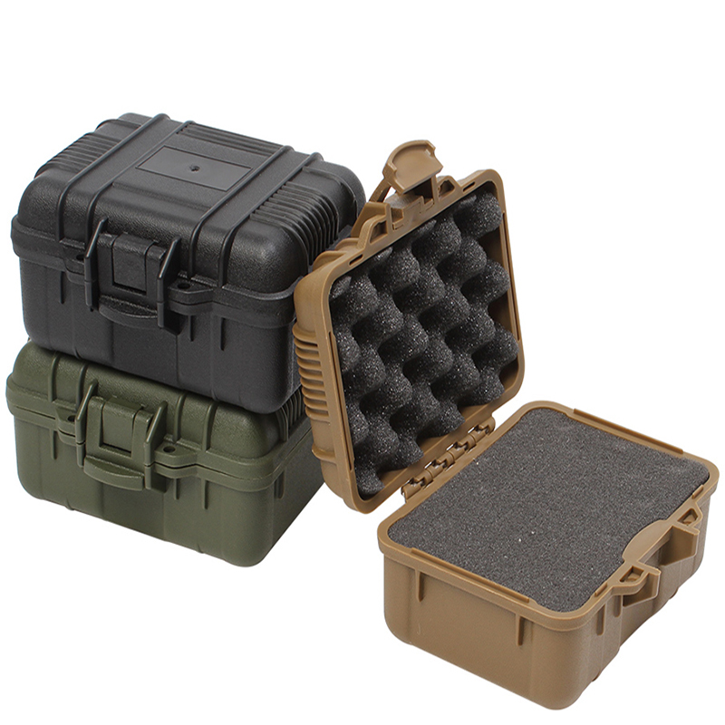 Fish Finder Case - プラスチックツールボックス 密閉防水機器ボックス 耐衝撃計器ケース 安全保護ツールケース 屋外ポータブルボックス