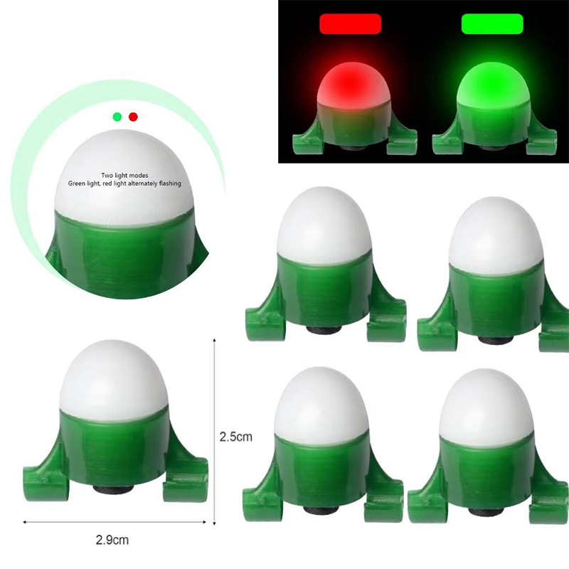 Fish Alarm - 1-4pc LED 釣りアラーム圧縮耐性ロッド先端センサーライト鯉夜釣りバイトアラームツール屋外釣りアクセサリー
