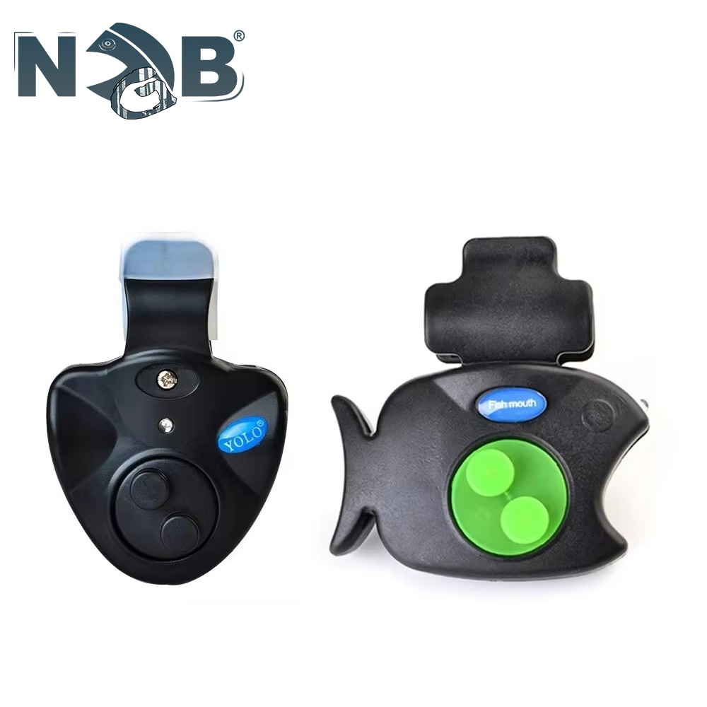 Fish Alarm - NGB 釣りバイトアラームバッテリーなし電子ブザー釣竿サイレン昼間夜間インジケーター