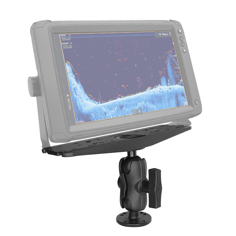Fish Finder - 船舶用大型釣り用レーダー汎用穴あきブラケットヨット釣り魚群探知機ブラケット