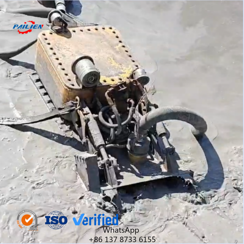 Underwater Camera - 58KW遠隔操作式浚渫機IP68カメラ養殖池化学タンク50m深度水中潜水浚渫ロボット