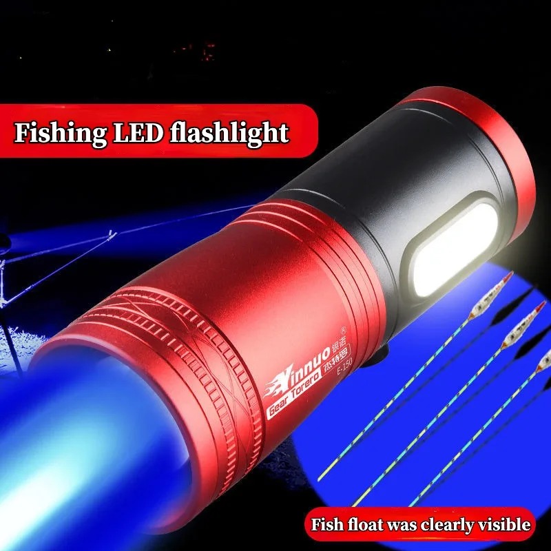 Fishing Light - ポータブル釣り用ランタン充電式 4 光源釣り用 LED 懐中電灯防水ハイパワー夜釣りランプ屋外用