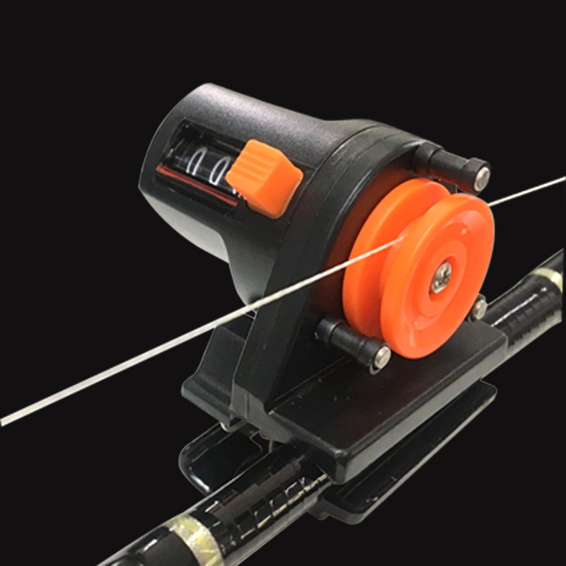 Fish Finder Transducer - 釣り糸カウンター 0-999M 釣り糸深さカウンターファインダーツールタックル長さゲージカウンター