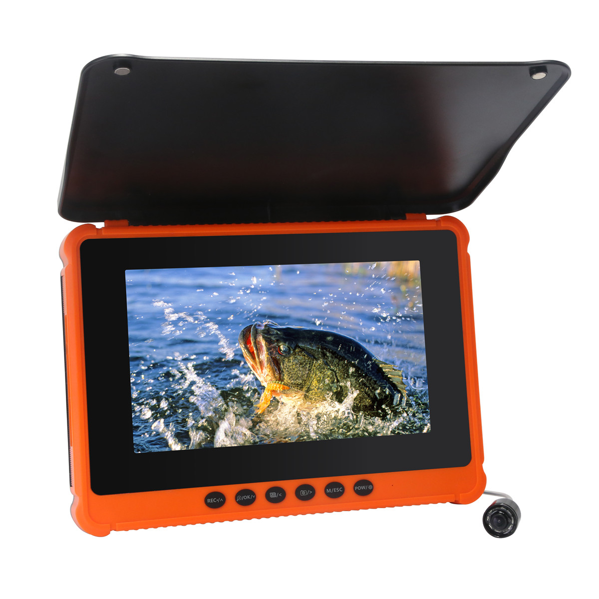 Fishing Camera - 9インチIPSスクリーンU09B0 1000TVL広角水中15/20/30M釣りカメラDVR機能写真＆ビデオ撮影魚群探知機