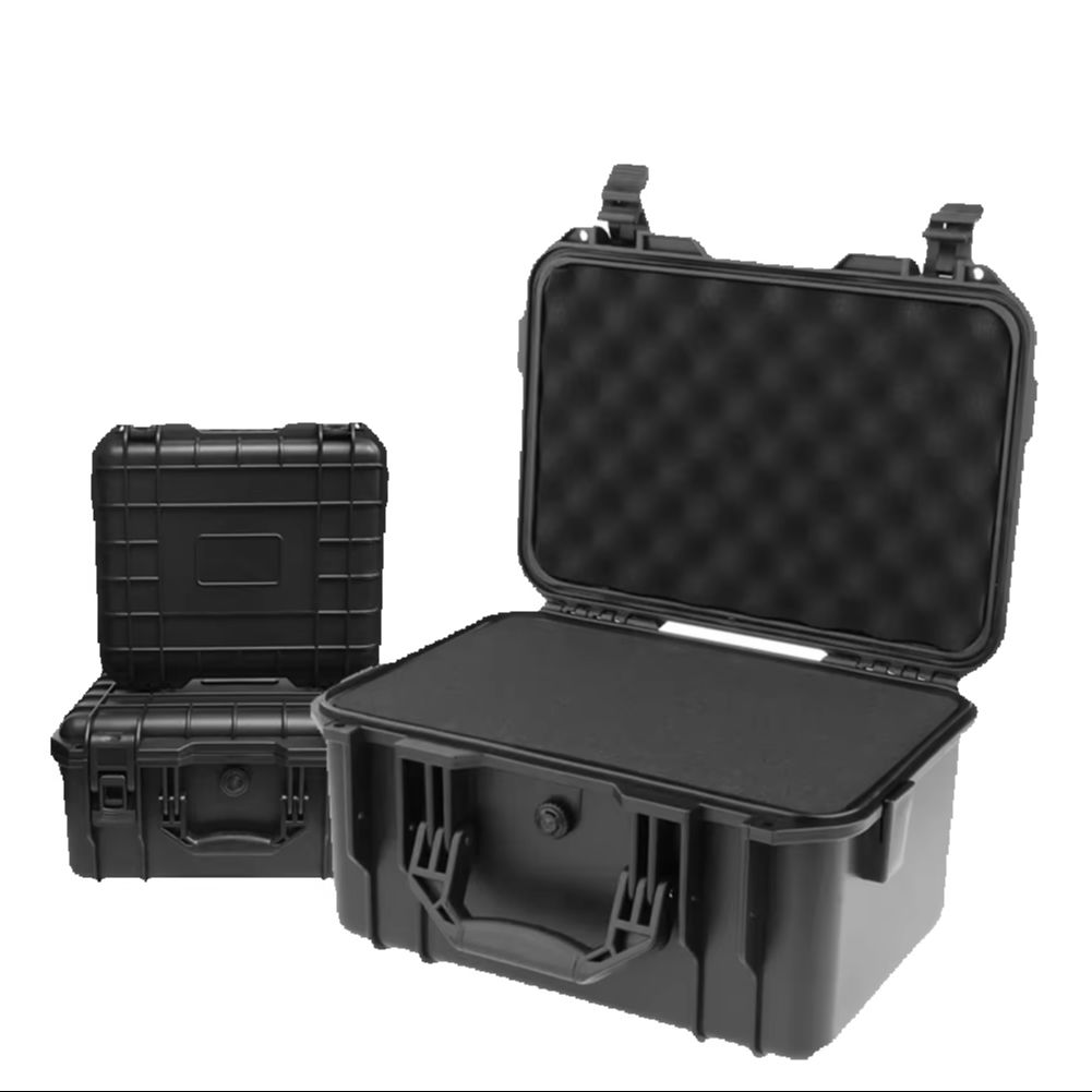 Fish Finder Case - 屋外メンテナンス用耐衝撃ツールボックス、防水・耐落下ガレージオーガナイザー、排気バルブ付き、ハードウェア収納ツール用