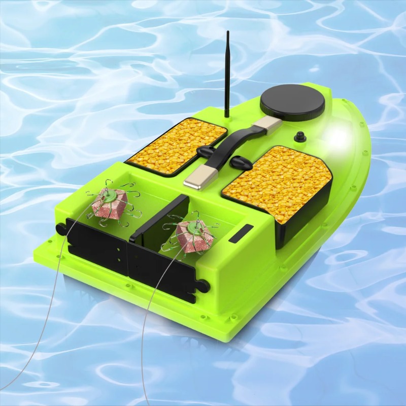 Fishing Gps - D19 GPS RCベイトボート 600M 4つのホッパー 2kg
