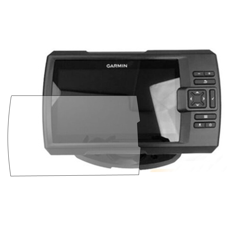 Fish Finder Case - GPSトラッカー用保護フィルム,クリアスクリーン保護カバー,Garmin Strix 7, 7cv, 7sv, 7dv用,魚群探知機用アクセサリー,2個