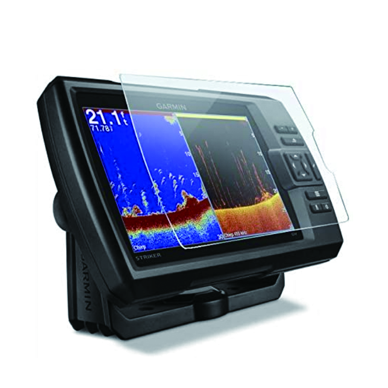 Fish Finder Gps - 2 × ペットクリア画面保護フィルムガードガーミンストライカープラス7cv/7dv/7sv魚群探知機ハンドヘルドgpsトラッカー