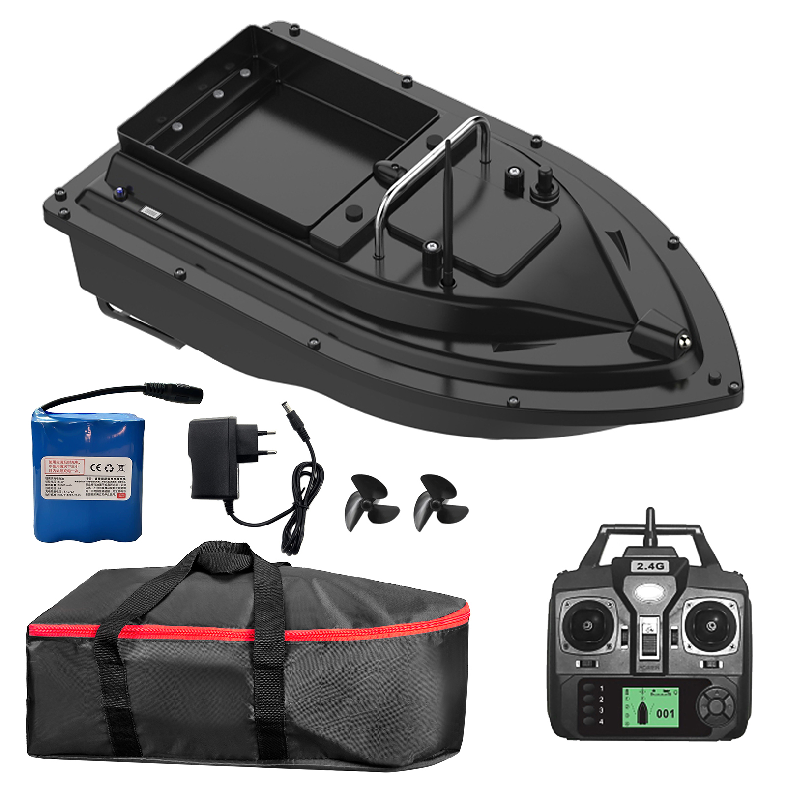 Fishing Gps - D16E GPS 釣り餌ボート大型餌コンテナ付き自動餌ボート 400-500 メートルのリモート範囲ワイヤレス制御