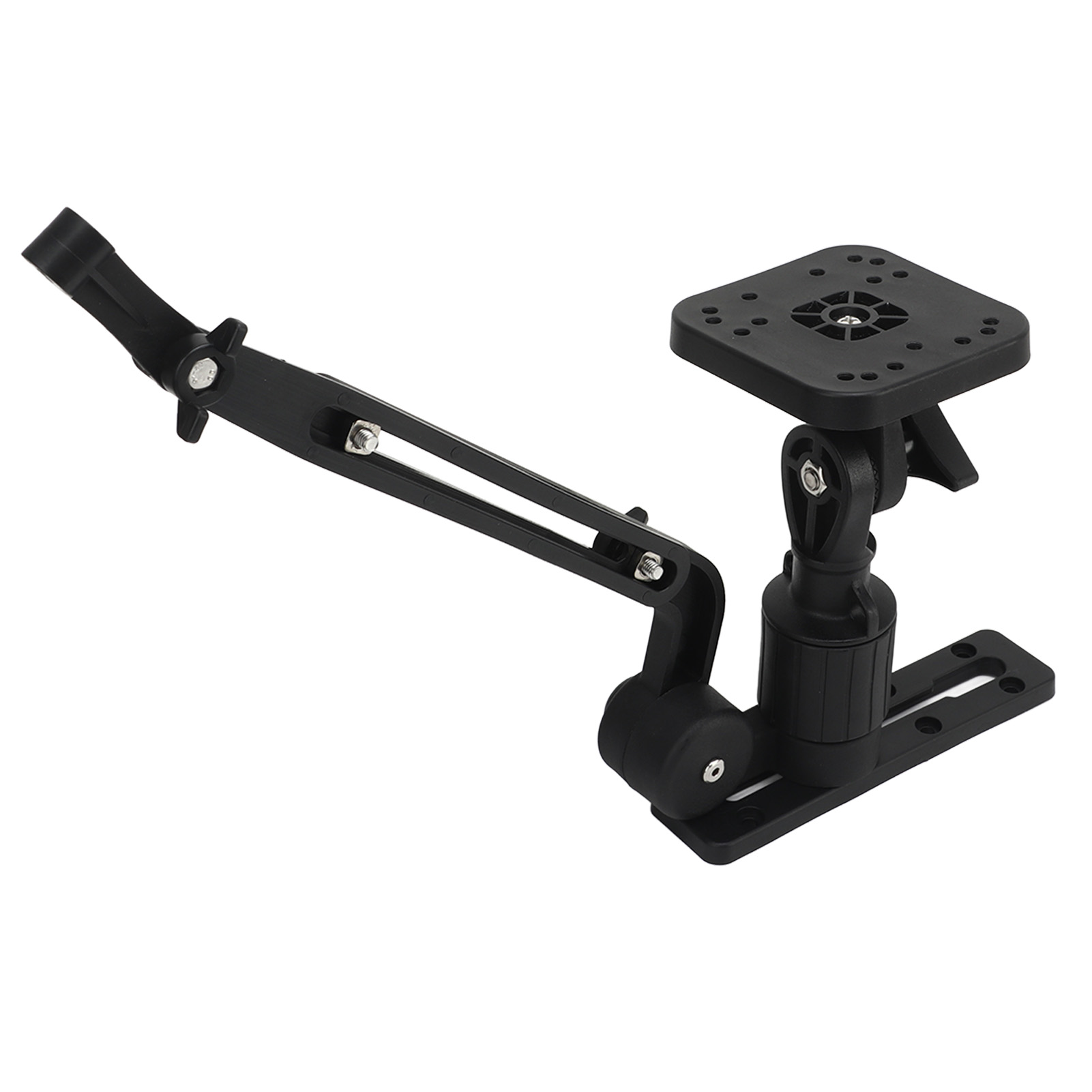 Fish Finder Transducer - ナイロンとステンレス鋼の魚群探知機ベース、より大きなクランプ力、魚群探知機用のトランスデューサー取り付けアーム
