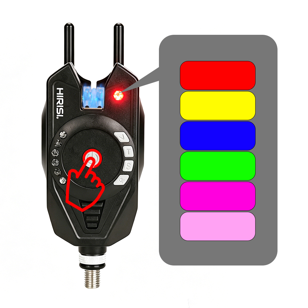 HIRISI SD11 3+1 ワイヤレス釣り用バイトアラー - Bite Alarm のレビューと価格