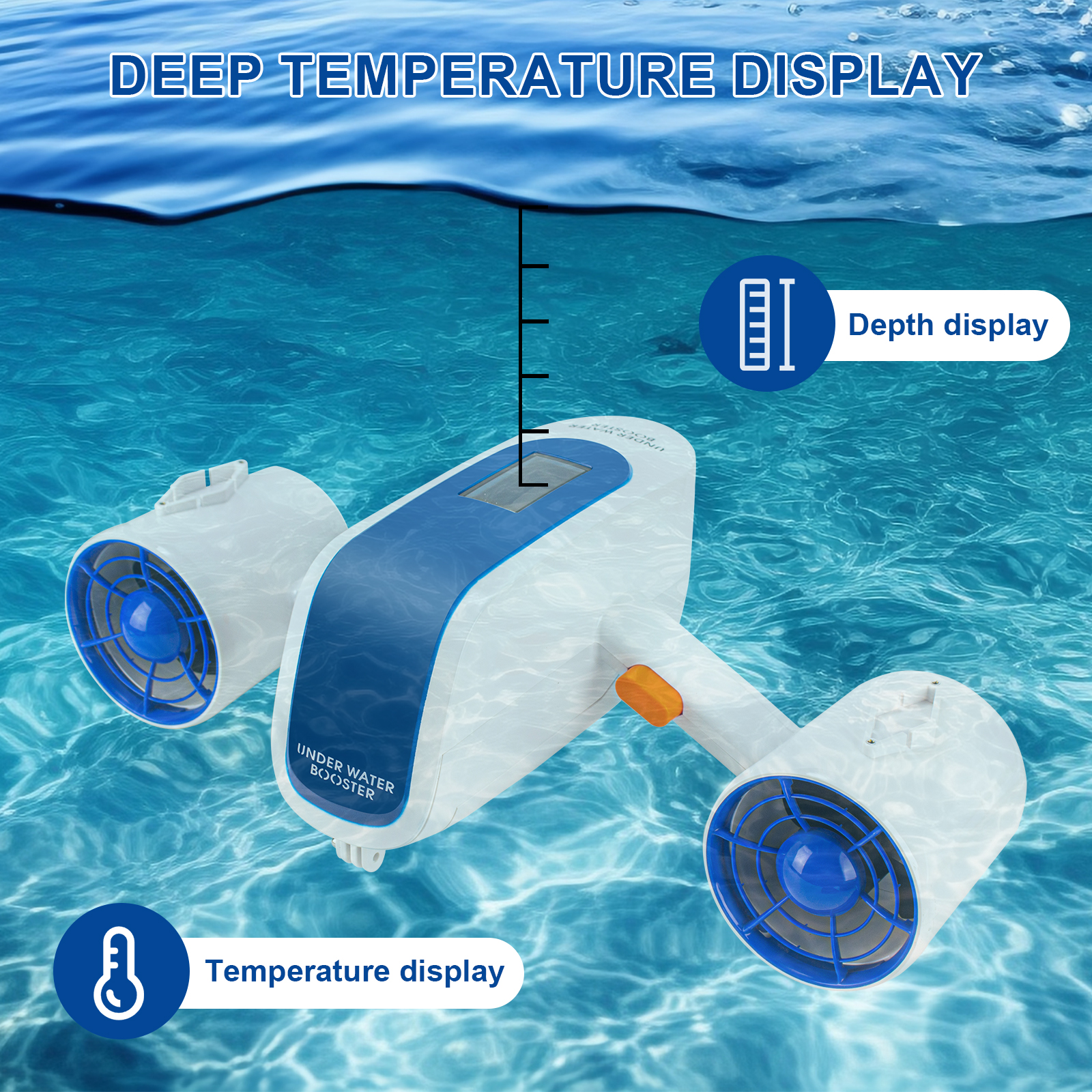 売れ筋商品！高速電動シースクーター、水中カメラマウント付きで - Underwater Camera のレビューと価格