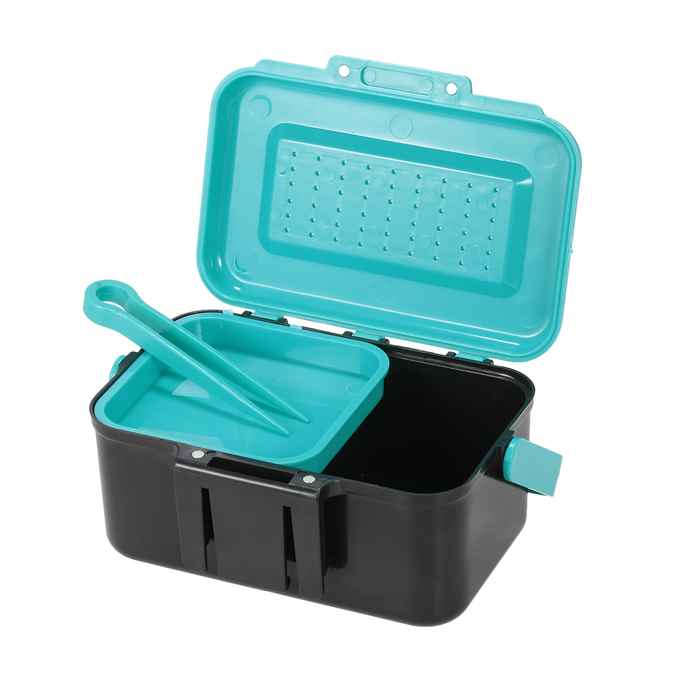 ポータブル釣り用ルアーボックスケース、生きているルアー、餌、 - Fish Finder Case のレビューと価格