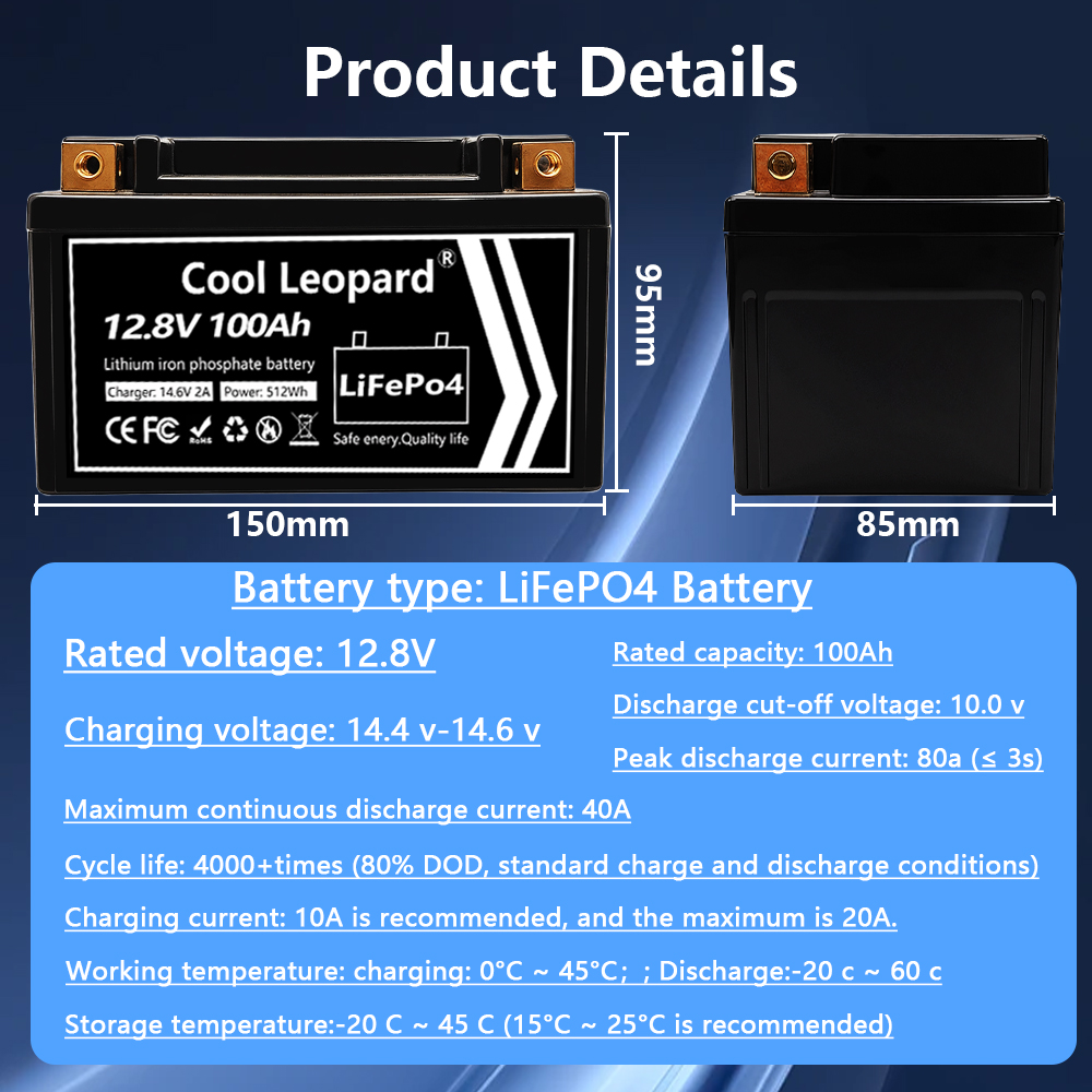 軽量12V 100Ah LiFePO4バッテリーパック、40 - Fish Finder Charger のレビューと価格