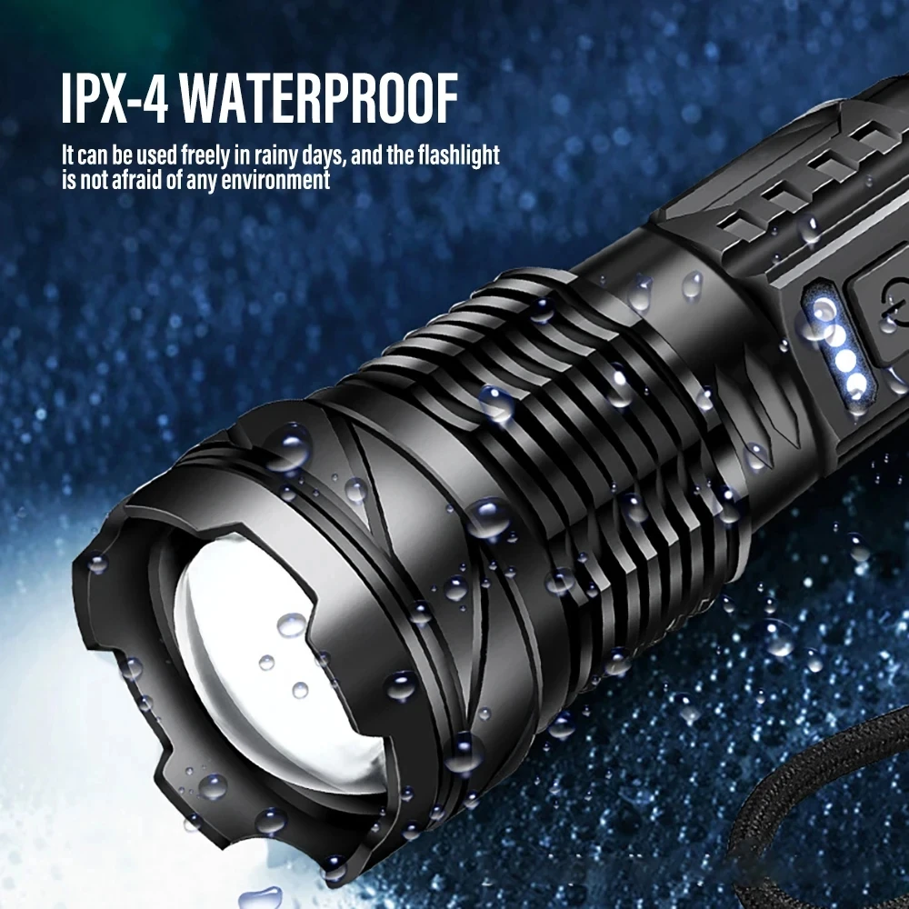 強力な LED 懐中電灯 充電式キャンプライト サイドライト - Fishing Light のレビューと価格