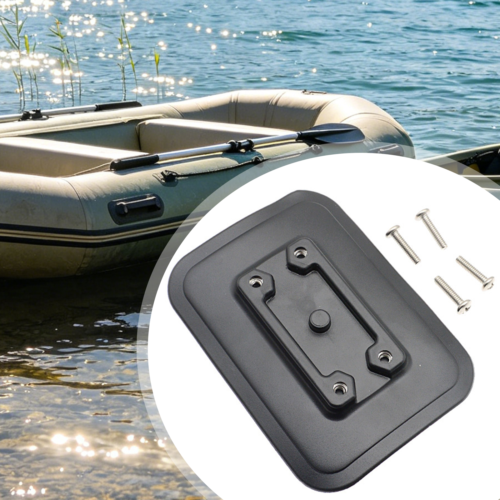 1 セットインフレータブルボート釣り竿ホルダー固定ベース P - Fish Finder のレビューと価格