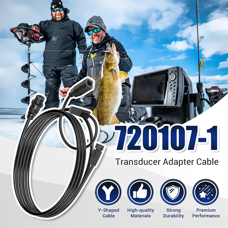720107-1 トランスデューサーアダプターケーブル 10 - Fish Finder Cable のレビューと価格