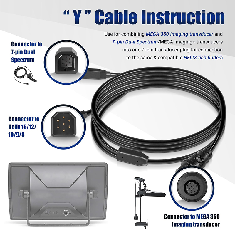720107-1 トランスデューサーアダプターケーブル 10 - Fish Finder Cable のレビューと価格