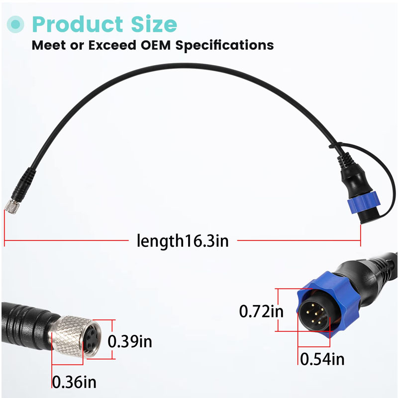 1852060 、29594、MKR-US2-10 ソナー  - Fish Finder Cable のレビューと価格