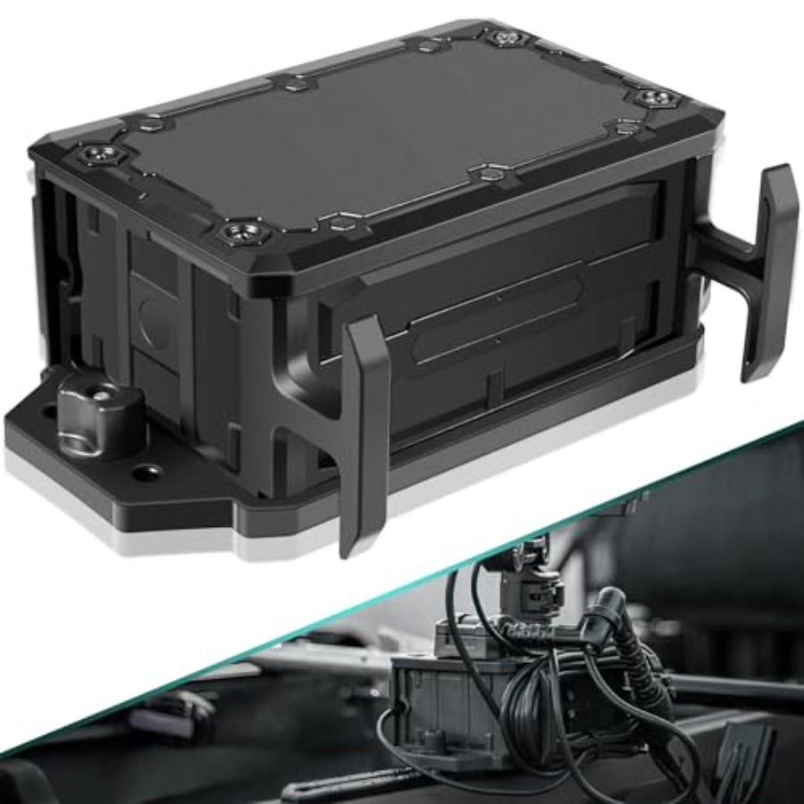 魚群探知機用トラックマウントバッテリーボックス：ABS樹脂製 - Fish Finder Mount のレビューと価格