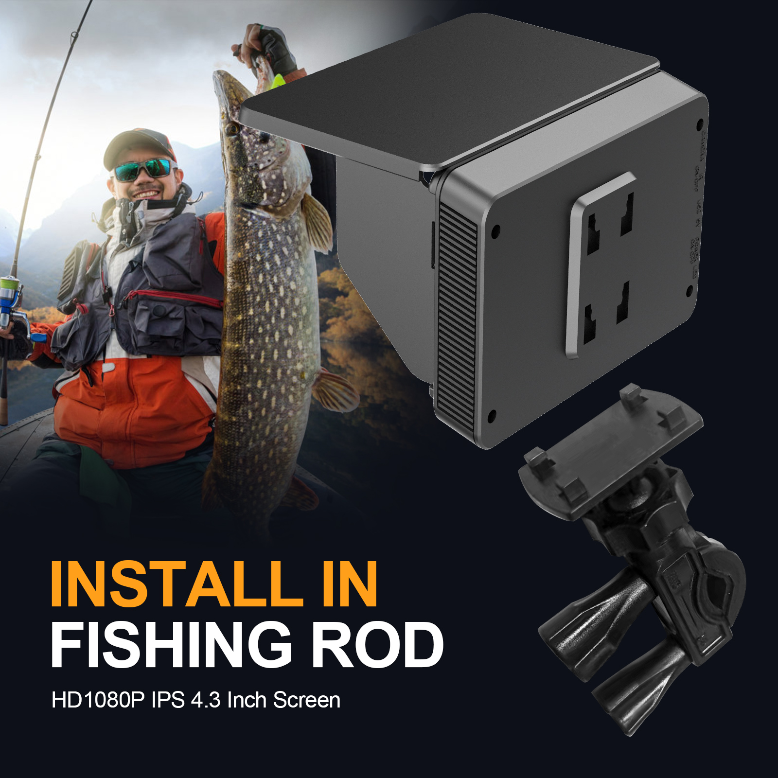 水中釣りカメラ 1080P HD 魚群探知機 赤外線ライト付 - Fish Finder Portable のレビューと価格