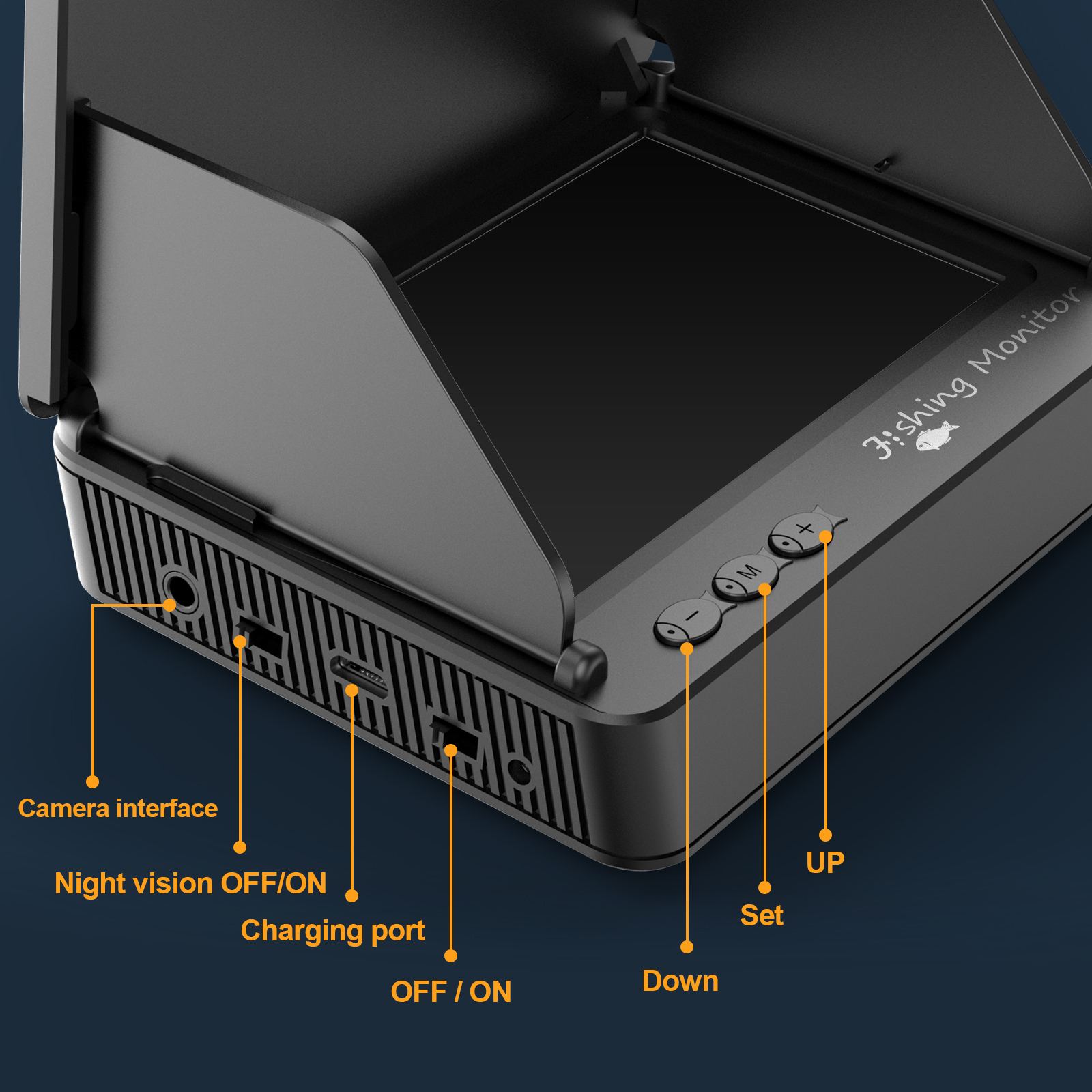 水中釣りカメラ 1080P HD 魚群探知機 赤外線ライト付 - Fish Finder Portable のレビューと価格