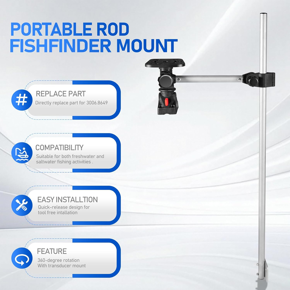 3006.8649 ポータブルロッドフィッシュファインダーマ - Fish Finder Transducer のレビューと価格
