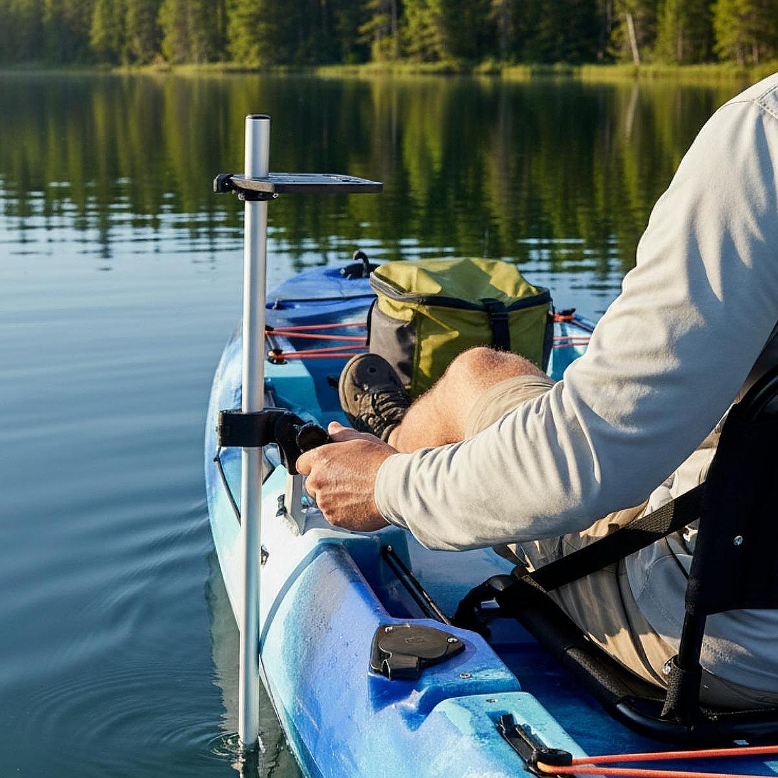 持ち運びが簡単な魚群探知機マウント、アルミニウム合金製の耐久 - Fish Finder Mount のレビューと価格