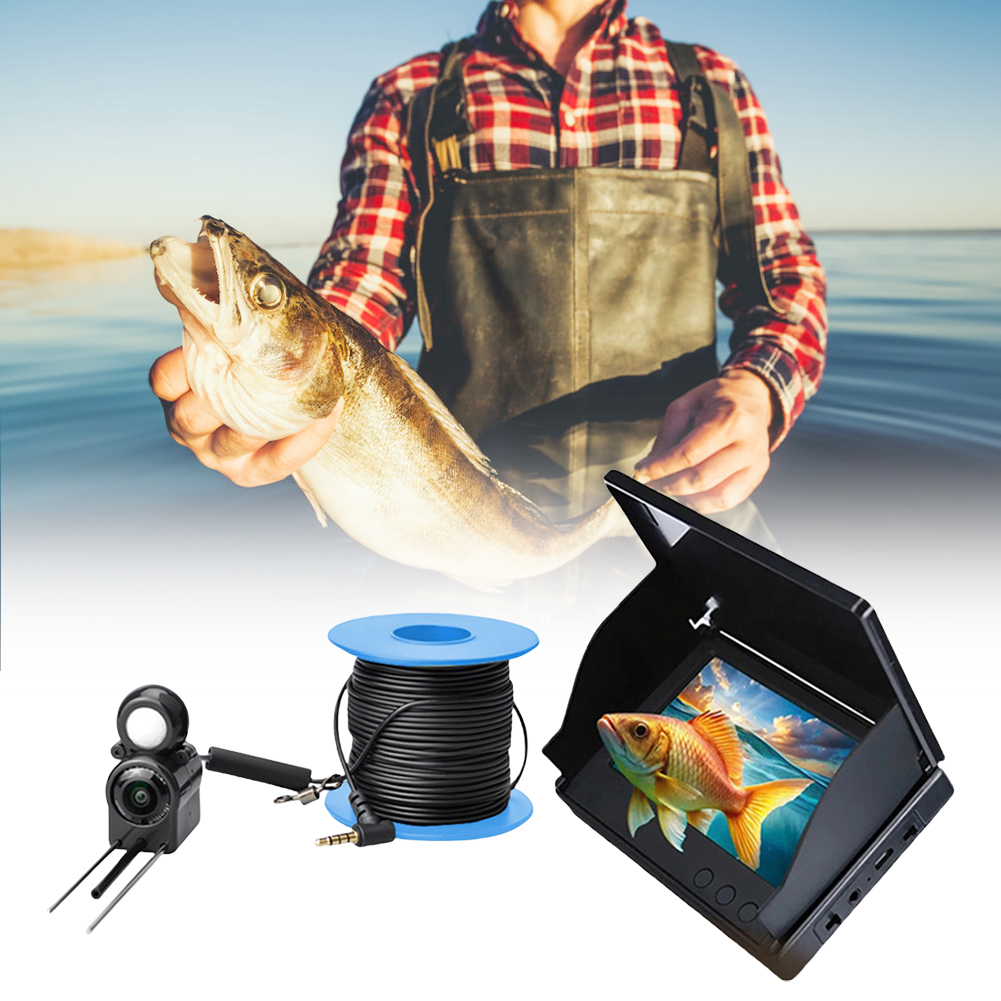 水中釣りカメラ 4.3 インチ IPS モニター魚群探知機ナ - Fish Finder Cable のレビューと価格