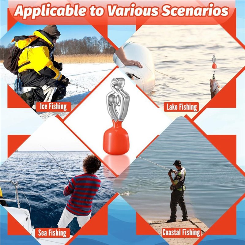 クリップオン式水深計 海、湖、川用 - 4個パック ポータブ - Fishing Depth Finder のレビューと価格