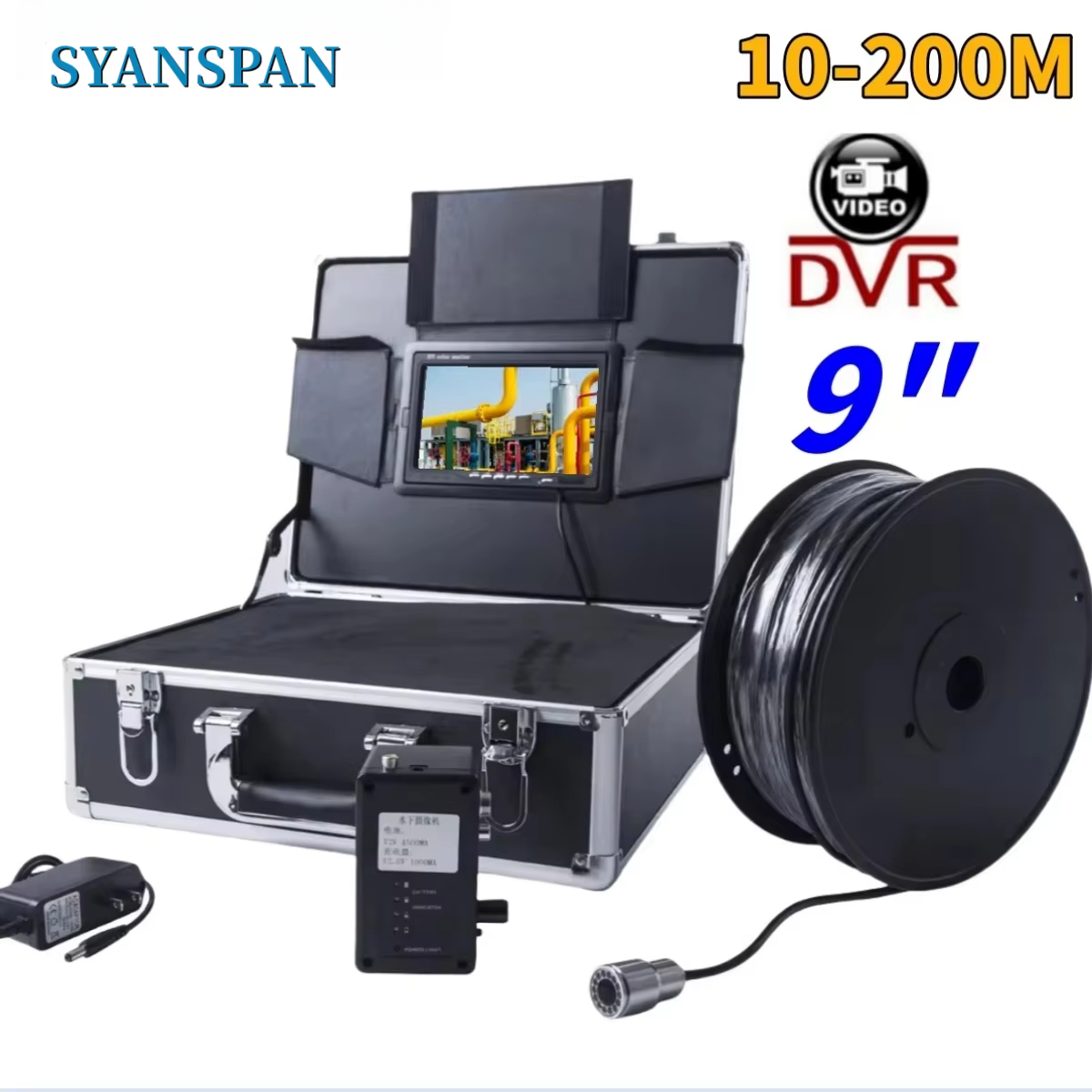 Syanspan-水中ウェルカメラヘッド、dvrビデオ録画、 - Fishing Camera のレビューと価格