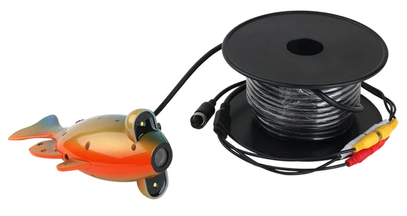 SY801 完全防水水中魚群探知機監視システム、9インチTF - Fish Finder Case のレビューと価格