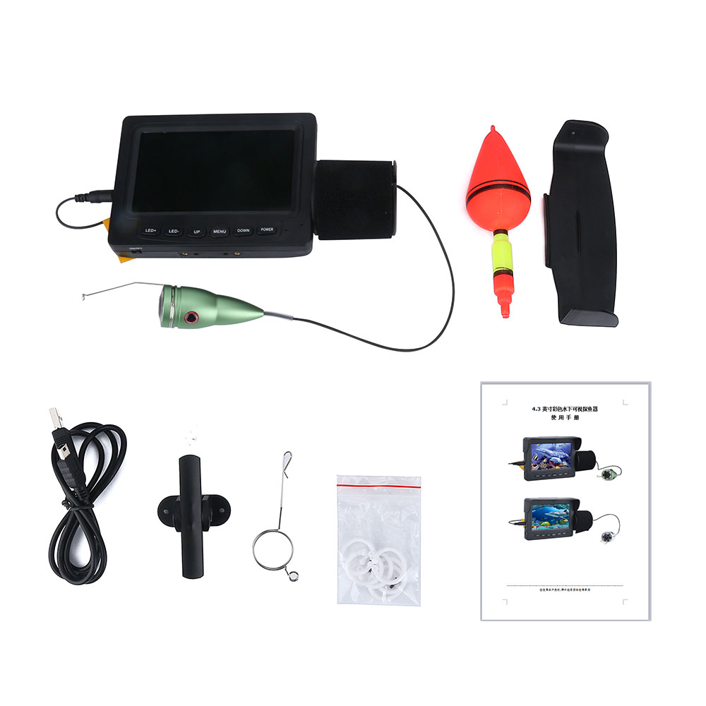 15M 1200TVL水中釣りカメラ、6個の6W IR LE - Fish Finder Cable のレビューと価格