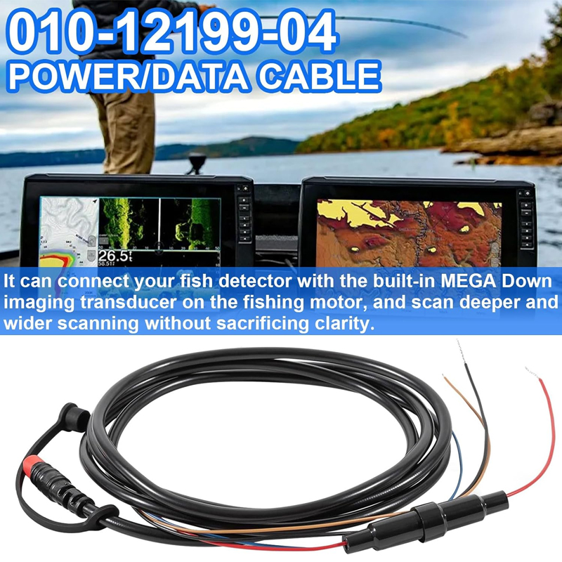 マリン4ピン電源ケーブル接続アダプター # 010-1219 - Fish Finder Cable のレビューと価格