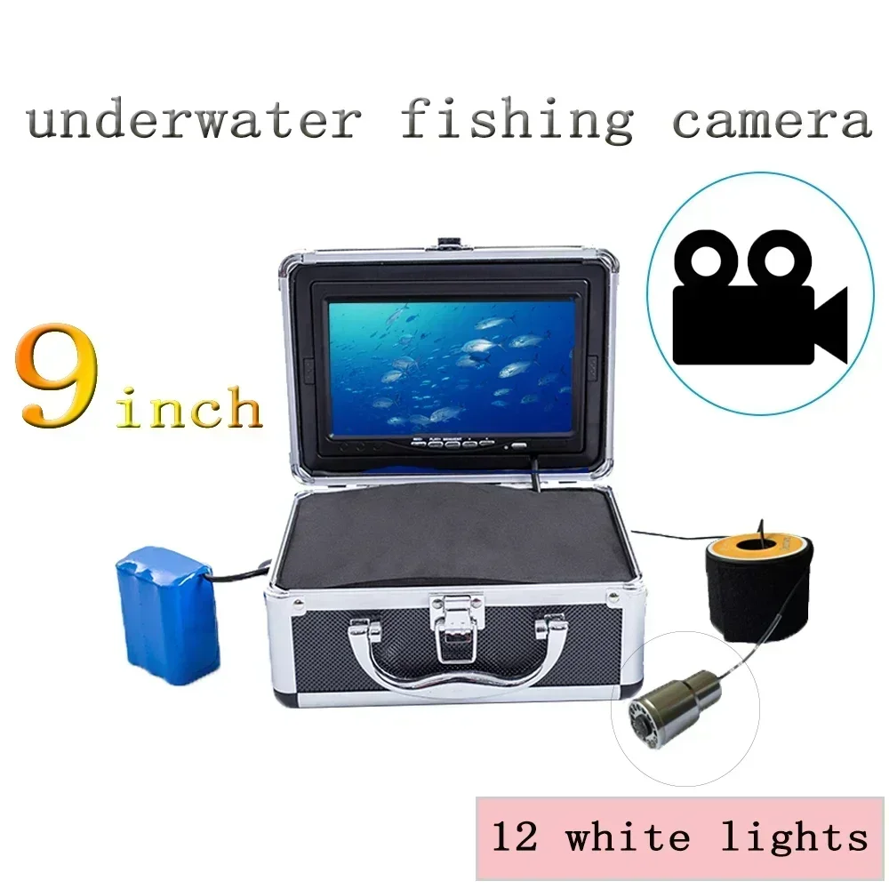 WF39 12 ハイライトホワイトライト深く防水 9 インチ - Fishing Camera のレビューと価格
