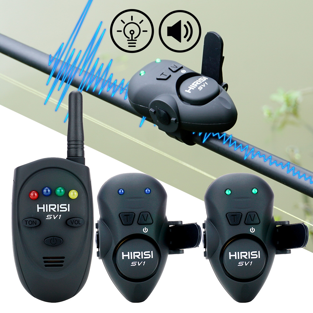 Hirisi 釣り餌アラームセットポータブルケース発光釣りバ - Fish Alarm のレビューと価格