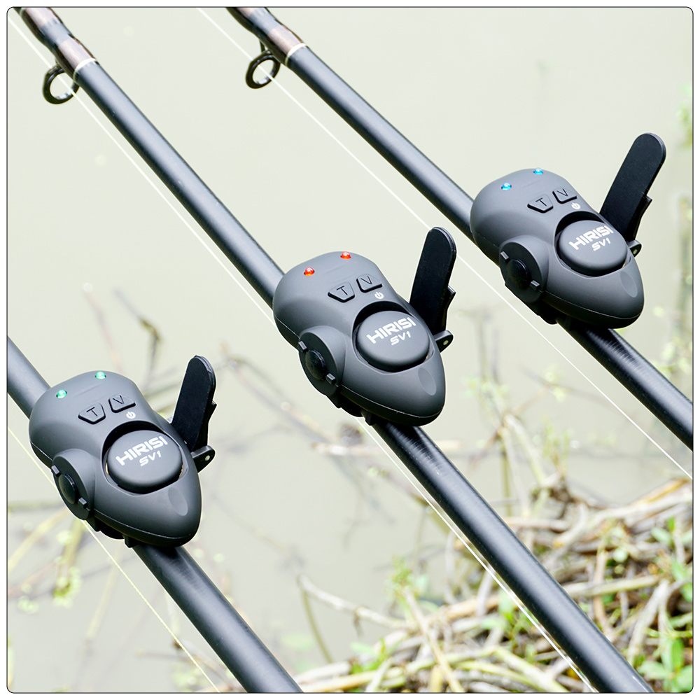 Hirisi 釣り餌アラームセットポータブルケース発光釣りバ - Fish Alarm のレビューと価格