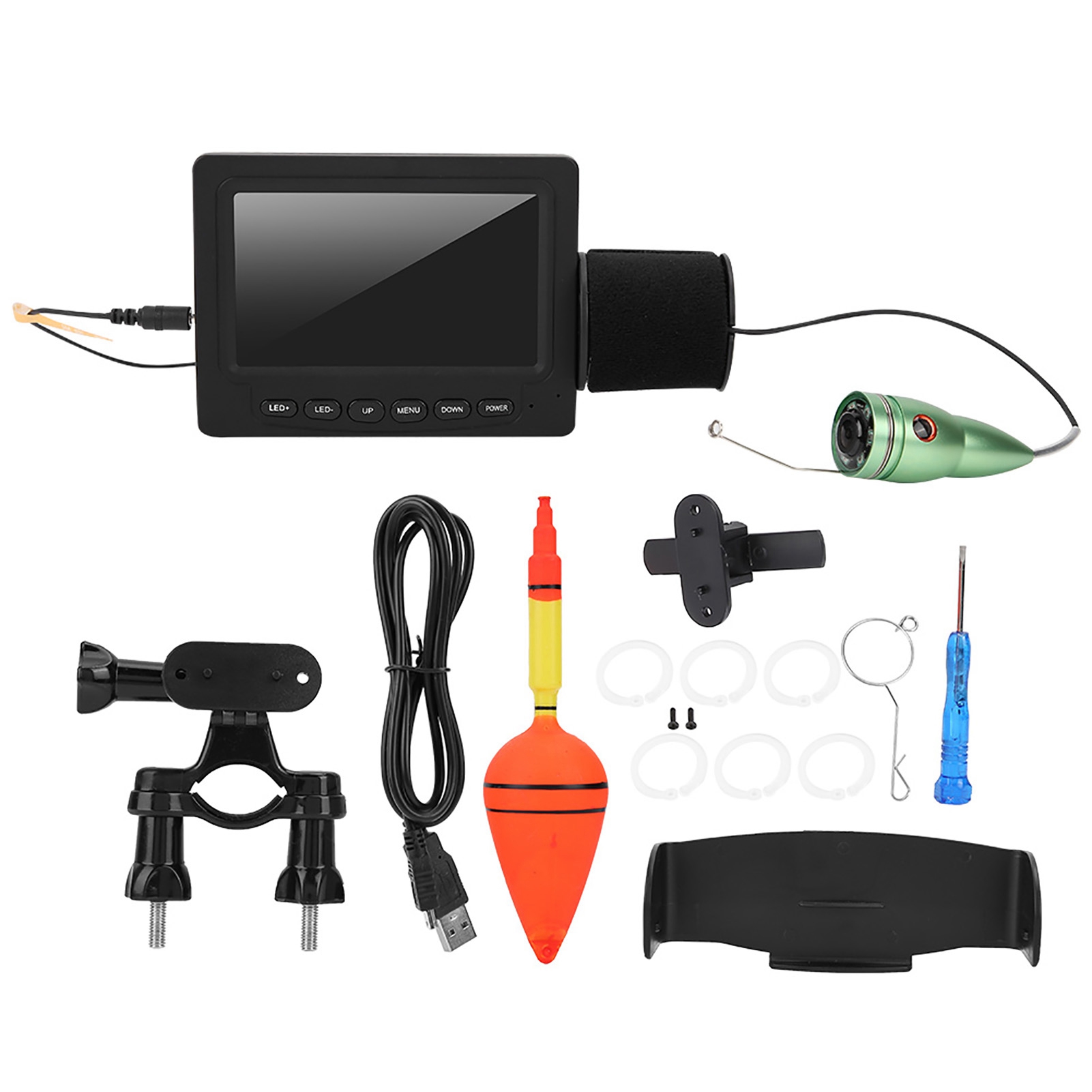 ポータブル水中魚群探知機カメラキット,HD,カラースクリーン - Fish Finder Portable のレビューと価格