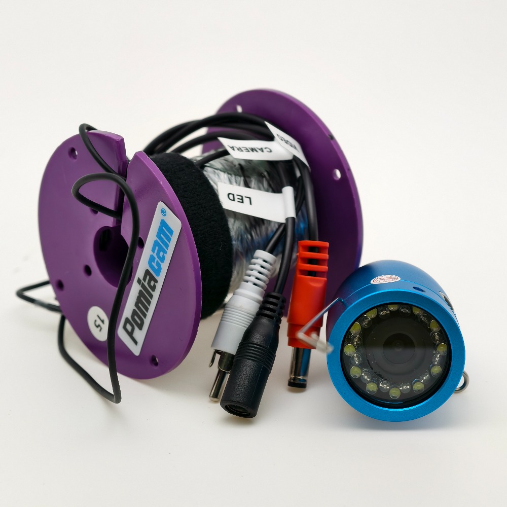魚群探知機水中釣りカメラ 12個の白色LED 12個の赤外線 - Fish Finder Cable のレビューと価格