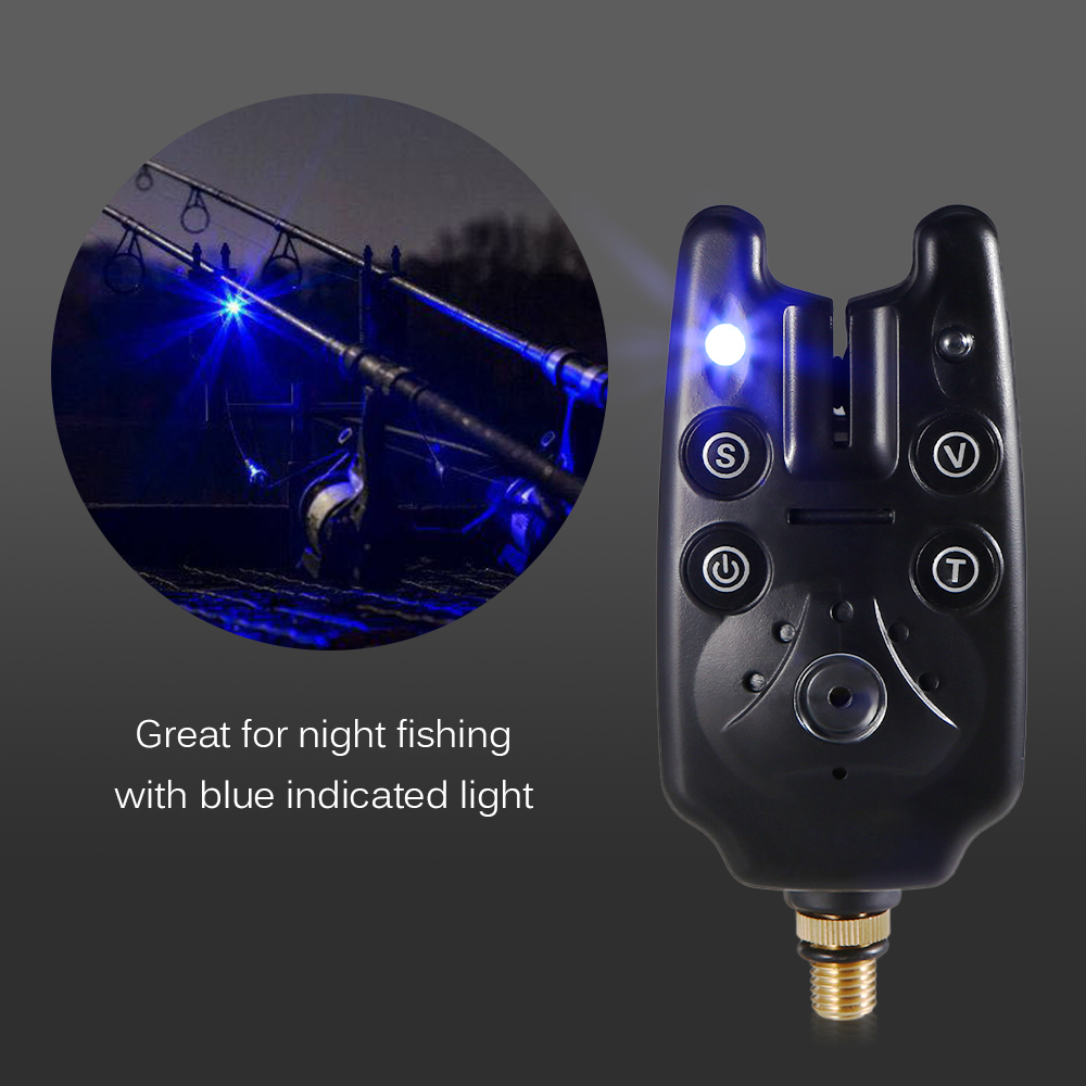 Lixada-釣りアラーム,デジタル機器セット,LEDアラー - Bite Indicator のレビューと価格
