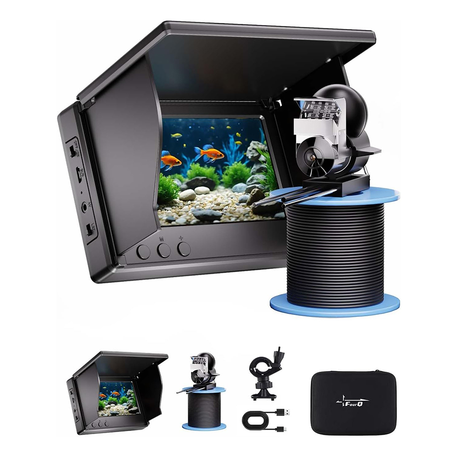 FOURQ ハンドヘルド 1080P 4.3 インチ LCD - Fishing Depth Finder のレビューと価格